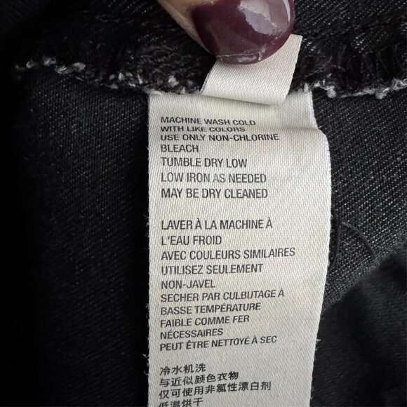 Free People We The Free Just Float On Flare Jeans Black Size 26 Bell Bottom - Picture 7 of 12